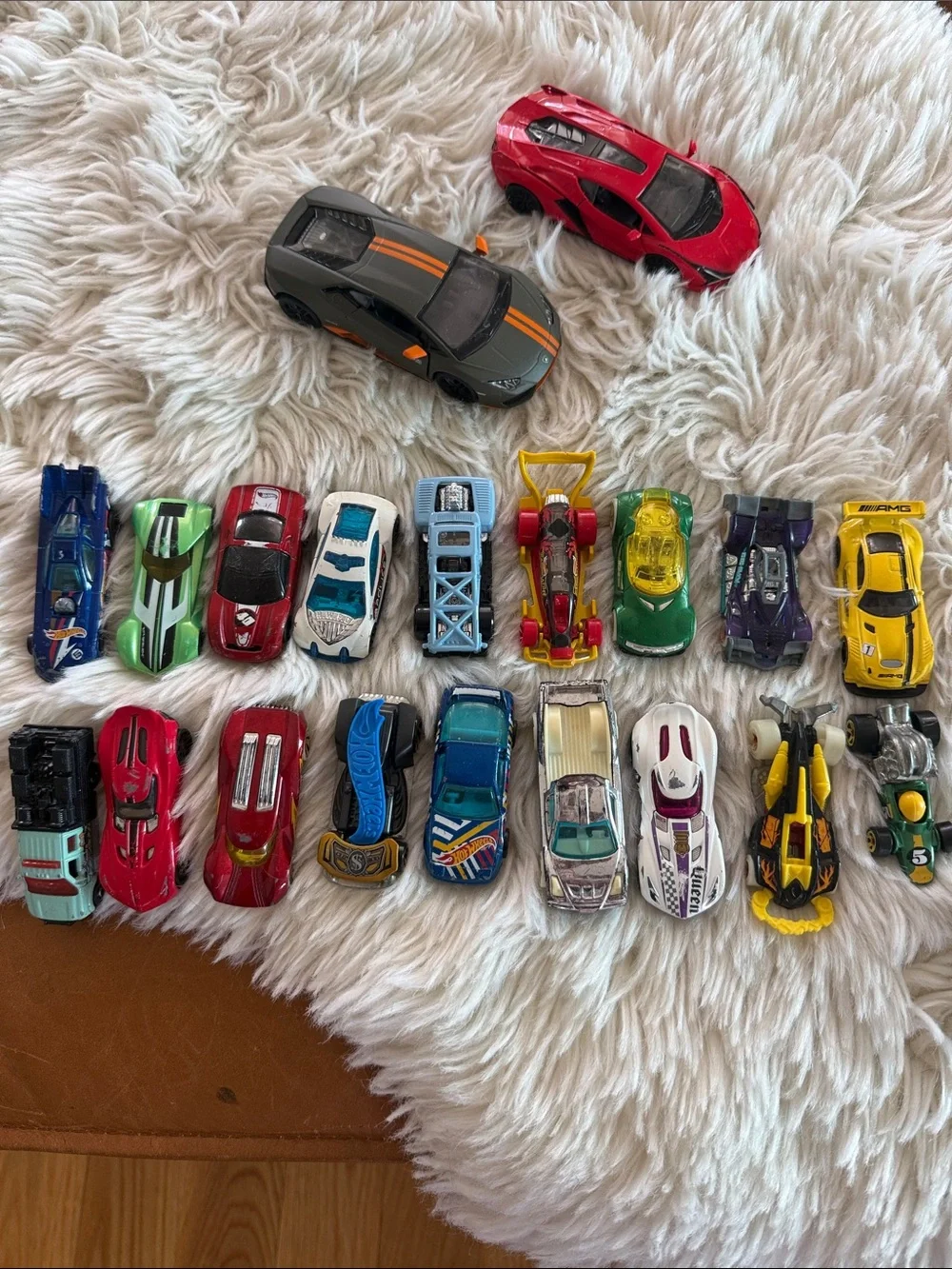 Hot Wheels Assorted Kids Toy Race Cars - Multi-Color Die-Cast Set